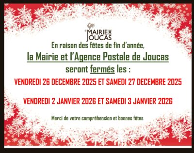 Fermeture des bureaux