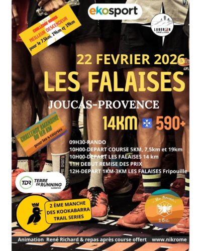 Course : Les falaises